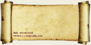 Jagodinka Bzeničanin vizit kartica